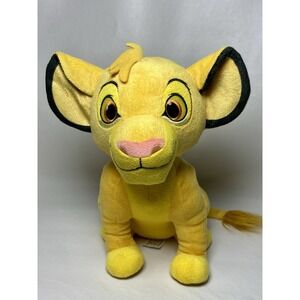 Disney Lion‎ King Simba Cub Stuffed Animal Plush 11" Sitting